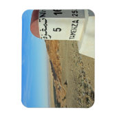 Sahara-Meilenstein, Tunesien Magnet (Vertikal)