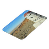 Sahara-Meilenstein, Tunesien Magnet (Linke Seite)