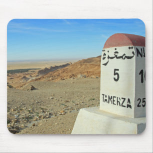 Sahara-Meilenstein, Tunesien Mousepad