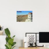 Sahara-Meilenstein, Tunesien Poster (Heimbüro)