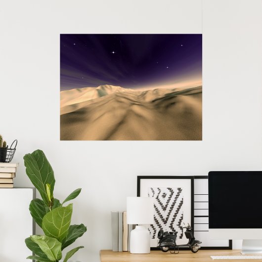 Sahara Night Poster (Heimbüro)