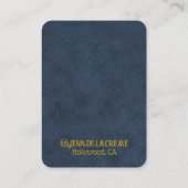 Sahara Nights Abend Sky Jewelier Display Telefonnummerkarte (Rückseite)