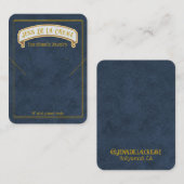 Sahara Nights Abend Sky Jewelier Display Telefonnummerkarte (Vorne/Hinten)