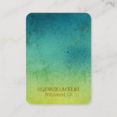 Sahara Nights Surf Schmuckanzeige Telefonnummerkarte (Rückseite)