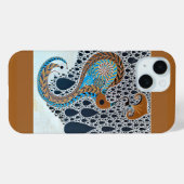 Sahara Pearls Stamm Exotic Peacock Case-Mate iPhone Hülle (Rückseite (Horizontal))