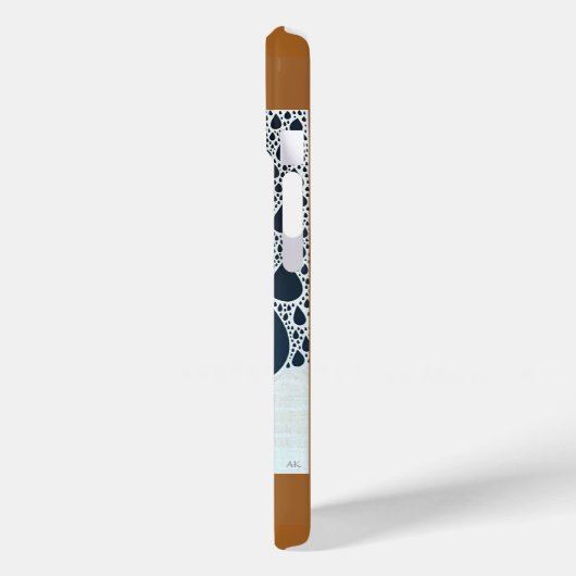 Sahara Pearls Stamm Exotic Peacock Case-Mate iPhone Hülle (Rückseite / Links)