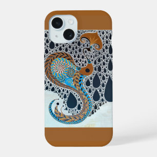 Sahara Pearls Stamm Exotic Peacock iPhone 15 Hülle