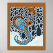 Sahara Pearls Stamm Exotic Peacock Poster (Vorne)