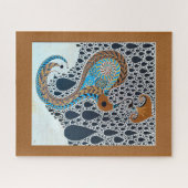 Sahara Pearls Stamm Exotic Peacock Puzzle (Horizontal)