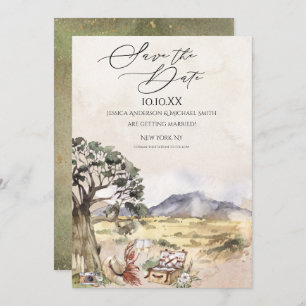 Sahara Savanna Picnic Einladung