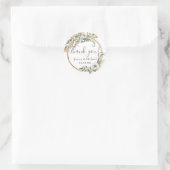 Sahara Savanna Vielen Dank Runder Aufkleber (Tasche)