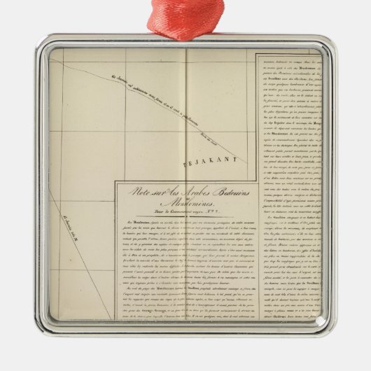 Sahara-Wüste, Afrika 13 Silbernes Ornament (Vorne)