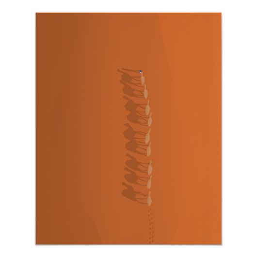 Sahara-Wüste Marokko | Luftbild Fotodruck (Vorne)