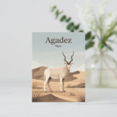 Sahara-Wüste, Niger Postkarte (Stehend Vorderseite)