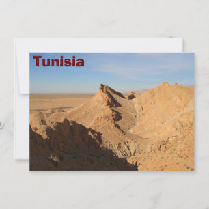 Sahara-Wüste, Tunesien-Karte