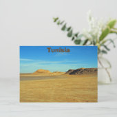 Sahara-Wüste, Tunesien-Karte (Stehend Vorderseite)