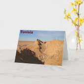 Sahara-Wüste, Tunesien Karte (Gelbe Blume)