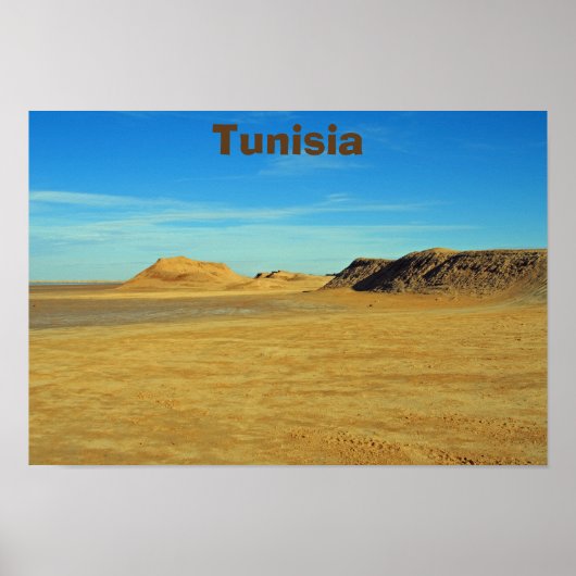 Sahara-Wüste, Tunesien Poster (Vorne)