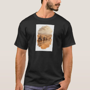 Sahara-Wüsten-Karawanen-T-Shirt T-Shirt
