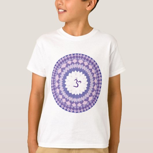 Sahasrara chakra mandala T-Shirt (Vorderseite)