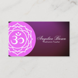 Sahasrara Crown Chakra Business Card Visitenkarte
