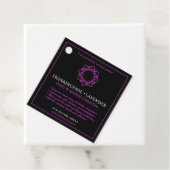 Sahasrara Crown Chakra Candle Label (Beispiel)