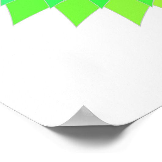 Sahasrara die Krone Chakra Poster (Ecke)