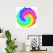 Sahasrara die Krone Chakra Poster (Heimbüro)