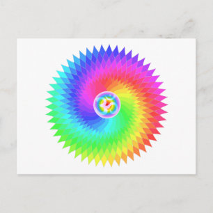Sahasrara die Krone Chakra Postkarte