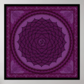 Sahasrara oder Kronchakra-Poster Poster (Vorne)