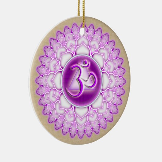 Sahasrara oder Krone der 7. Chakra Keramik Ornament (Rechts)