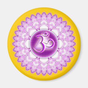 Sahasrara oder Krone der 7. Chakra Magnet