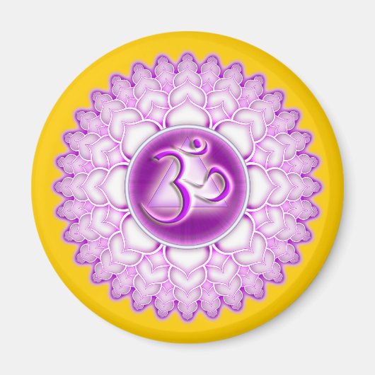 Sahasrara oder Krone der 7. Chakra Magnet (Vorne)