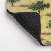 Sahelian Landschaft Mali 1991 Mousepad (Ecke)