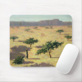 Sahelian Landschaft Mali 1991 Mousepad (Mit Mouse)