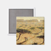 Sahelische Landschaft 2002 Magnet (Vorderseite/Rückseite)