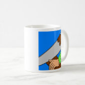 Sahen Sie, was ich sägte? Tasse (VorderseiteRechts)