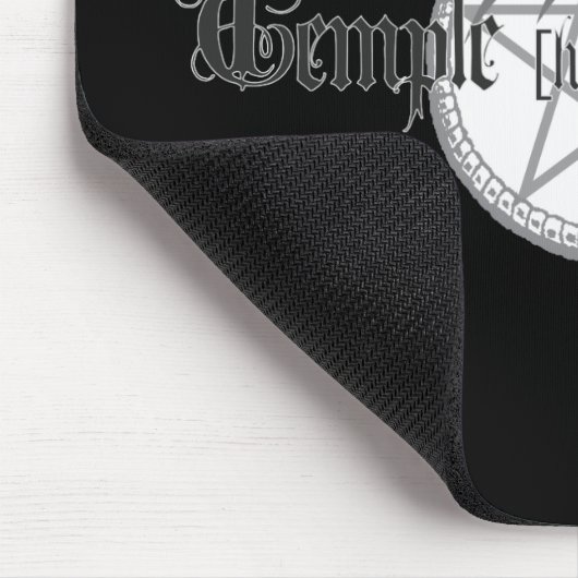 Sahjaza Logoschwarzes mousepad (Ecke)