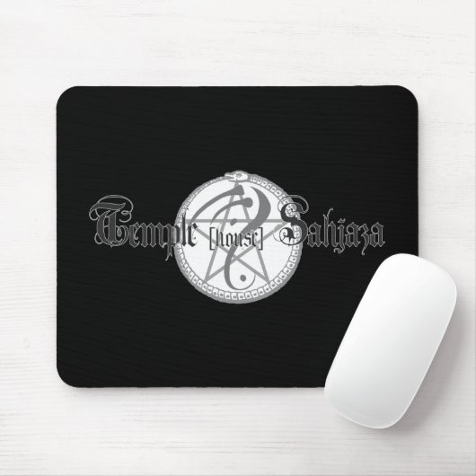Sahjaza Logoschwarzes mousepad (Mit Mouse)