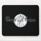 Sahjaza Logoschwarzes mousepad (Vorne)