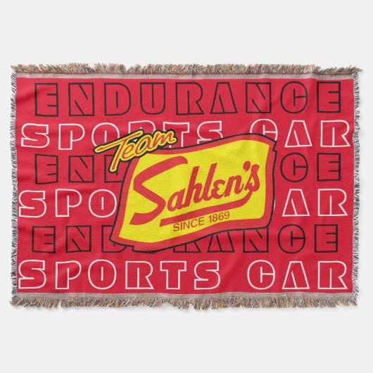 Sahlen Endurance Sports Car Blanket Decke (Vorderseite)