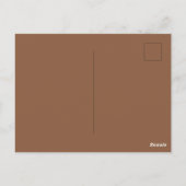 Sahne-Puff-Essens-Dessert  Postkarte (Rückseite)