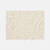 Sahnebändersequins-Schein-glänzender Fleecedecke (Vorderseite (Horizontal))