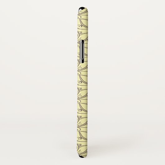 Sahneblumenmuster Case-Mate iPhone Hülle (Hinten/Rechts)