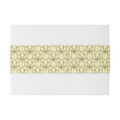 Sahneblumenmuster Einladungsbanderole (Rückseitenbeispiel)