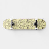 Sahneblumenmuster Skateboard (Horizontal)