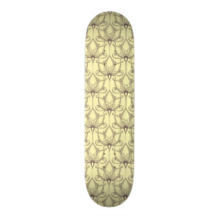 Sahneblumenmuster Skateboard