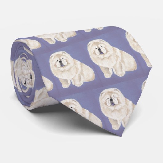 Sahnechow-chow Krawatte (Gerollt)