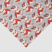 SahneFrenchie in der Weihnachtsstrickjacke Seidenpapier (Ausschnitt)