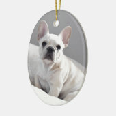SahneFrenchie Keramikornament (Links)